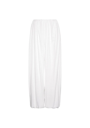 Paris Georgia wide-leg trousers - White