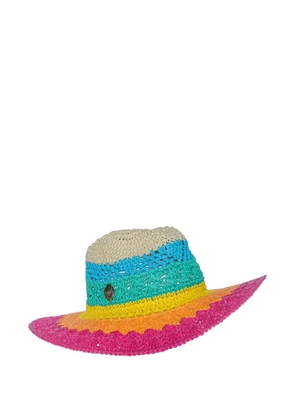 Kurt Geiger London London Rainbow woven fedora - Pink