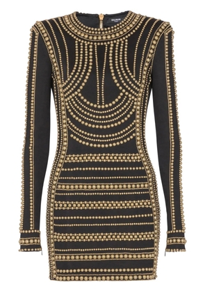 Balmain bead-embroidered dress - Black