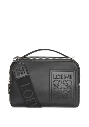 LOEWE logo-plaque top-handle bag - Black