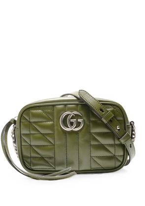 Gucci Pre-Owned 2017-2022 GG Marmont shoulder bag - Green