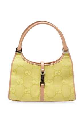Gucci Pre-Owned Jumbo GG monogram-pattern shoulder bag - Yellow