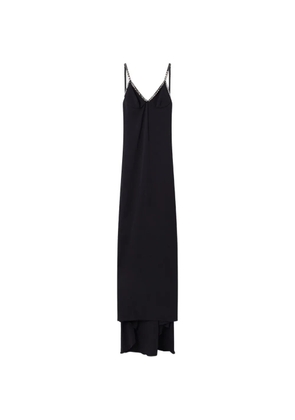Stella McCartney crystal-embellished floor-length dress - Black