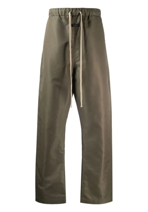 Fear Of God satin-finish drawstring waist trousers - Green