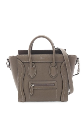 Celine Pre-Owned 2010s Luggage Nano leather shoulder bag - Neutrals
