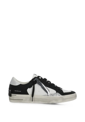 Crime London Skate Deluxe glitter-detail sneakers - White