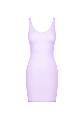 Maison Close Double Sens backless sheer mini dress - Purple