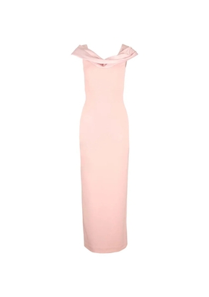 Solace London Adele draped maxi dress - Pink