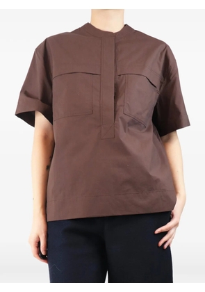 Soeur Tegan chest-pocket shirt - Brown