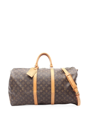 Louis Vuitton Pre-Owned 2003 Keepall Bandouliere 55 holdall - Brown