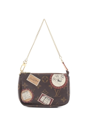 Louis Vuitton Pre-Owned 2009 mini Pochette Accessoires Monogram shoulder bag - Brown