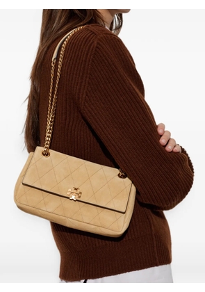 Tory Burch small Charlie quilted shoulder bag - Neutrals