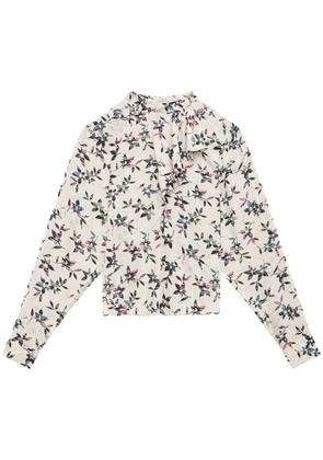 MARANT ÉTOILE Vilda floral-print blouse - Neutrals
