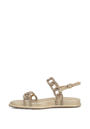 ALMA EN PENA buckle-fastening flat sandals - Gold