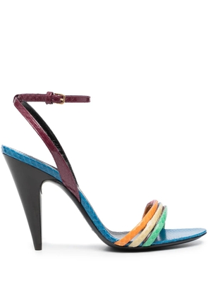 Saint Laurent Liya 95mm sandals - Blue