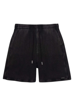 Honor The Gift rib-knit drawcord shorts - Black