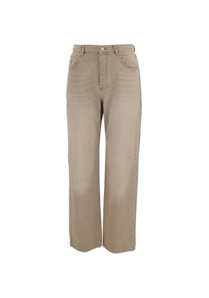 By Malene Birger washed-finish straight-leg jeans - Neutrals
