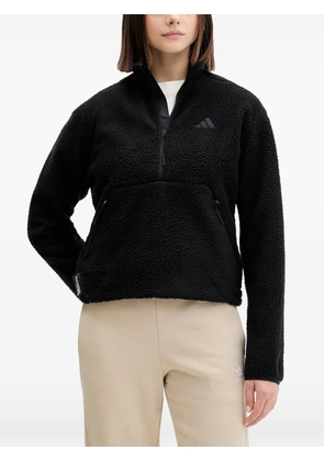adidas City Tech High Pile fleece-texture sweatshirt - Black