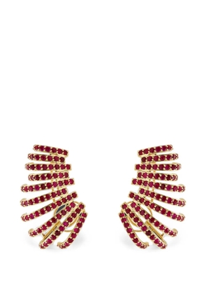 Jewels Aficionado Margaux ruby earrings - Gold