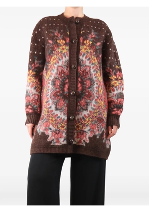Etro Pre-Owned buttoned cardigan - Brown