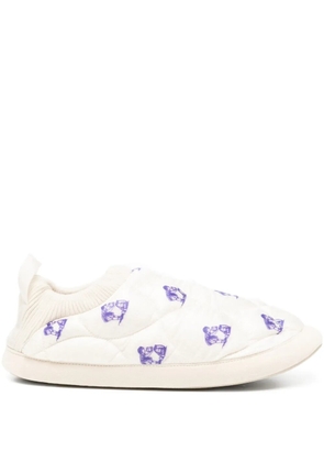 Undercover graphic-print slippers - Neutrals