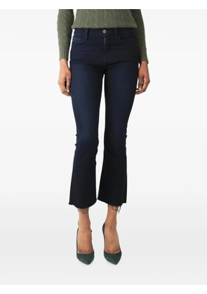 FRAME belt-loop cropped jeans - Blue