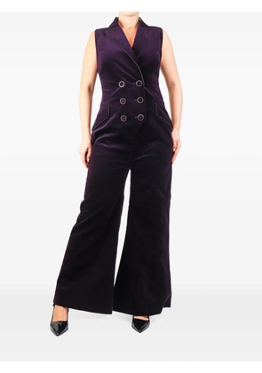 ZIMMERMANN double-breasted jumpsuit - Purple