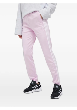 adidas trefoil-embroidered side-stripe track pants - Pink