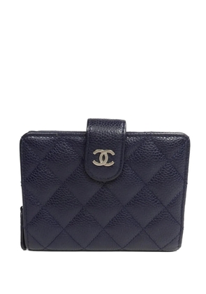 CHANEL Pre-Owned CC bifold wallet - Blue