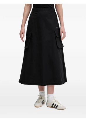 adidas City Tech logo-print cargo skirt - Black