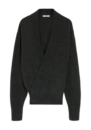LEMAIRE wrap double-breasted cardigan - Black