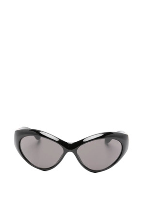 Gucci Eyewear Double G cat-eye sunglasses - Brown