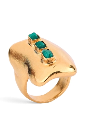 FENOMENA Muzo emerald ring - Gold