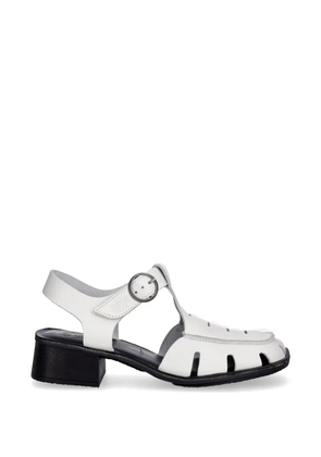 Fly London buckle-fastening cut-out sandals - White