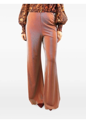 Missoni Pre-Owned lurex wide-leg trousers - Brown