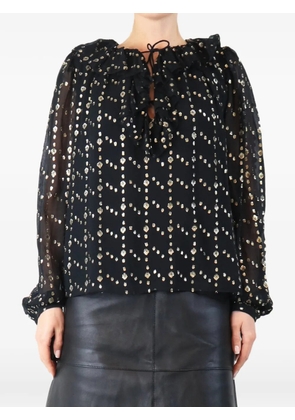 Ulla Johnson Emilie ruffled silk blouse - Black