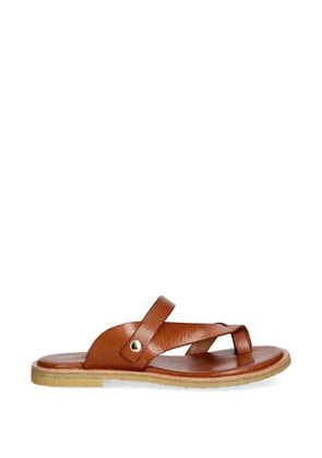 BILLI BI toe-strap slip-on sandals - Brown