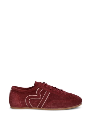 BILLI BI lace-up suede sneakers - Red