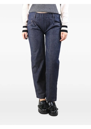 Brunello Cucinelli Vintage pocket elasticated-waist jeans - Blue