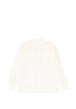 Toogood Physician band-collar shirt - Neutrals