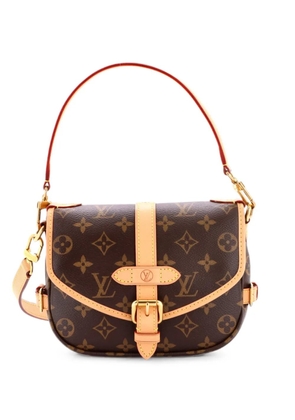 Louis Vuitton Pre-Owned Saumur Handbag Monogram Canvas BB crossbody bag - Brown