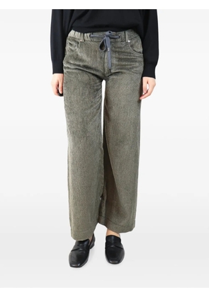 Brunello Cucinelli Vintage corduroy wide-leg trousers - Green