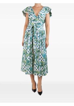Temperley London Florrie midi dress - White