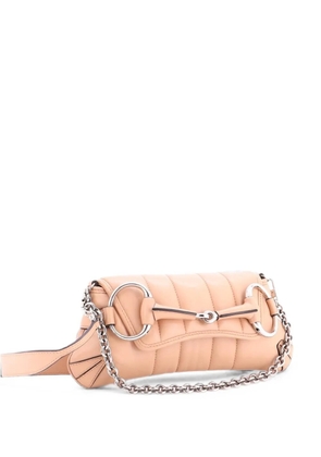 Gucci Pre-Owned Horsebit Chain Vertical Quilted Leather Small shoulder bag - Neutrals