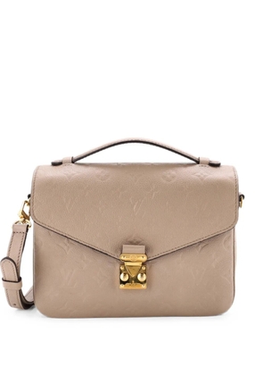 Louis Vuitton Pre-Owned Pochette Metis Monogram Empreinte Leather crossbody bag - Neutrals