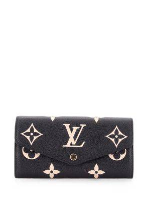 Louis Vuitton Pre-Owned Sarah Wallet NM Bicolor Monogram Empreinte Giant small wallets - Black