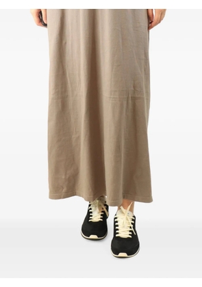 LESET long-sleeve T-shirt dress - Neutrals