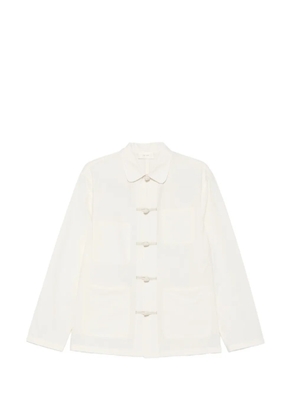 The Row Behati toggle-fastening jacket - White