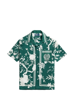 Polo Ralph Lauren Wimbledon floral-print striped shirt - Green