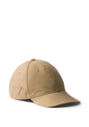 Prada technical fabric baseball cap - Neutrals
